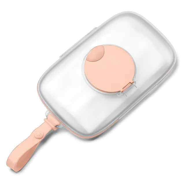 Skip Hop Grab & Go Wipes Case - Blush PInk - Laadlee