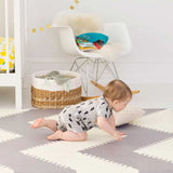 Skip Hop Playspot Geo Floor Tiles - Grey & Cream - Laadlee