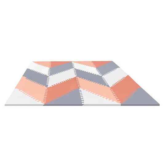 Skip Hop Playspot Geo Floor Tiles - Grey & Peach - Laadlee