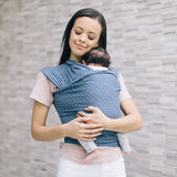 ErgoBaby Aura Baby Wrap - Coral Dots - Laadlee