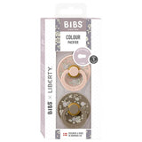 BIBS x LIBERTY 2 Pack Colour Capel Latex S1 - Blush Mix - Laadlee
