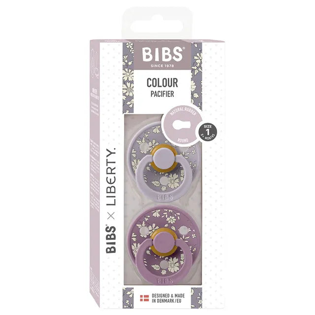 BIBS x LIBERTY 2 Pack Colour Capel Latex S1 - Fossil Grey Mix - Laadlee