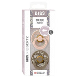 BIBS x LIBERTY 2 Pack Colour Capel Latex S2 - Blush Mix - Laadlee