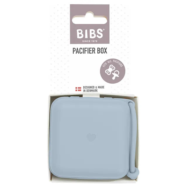 BIBS Pacifier Box - Baby Blue - Laadlee