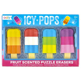 OOLY Icy Pops Scented Puzzle Erasers - Set of 4 - Laadlee