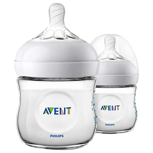 Philips Avent Natural Baby Feeding Bottle 125ml (Pack of 2) - Laadlee