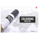 Unikplay World Map Geography Colouring Poster - Laadlee
