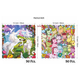 Unikplay Go Crazy Jigsaw Puzzle 2 Trays - Unicorn - Laadlee