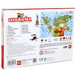 Unikplay Geografika Educational World Map Board Game - Laadlee
