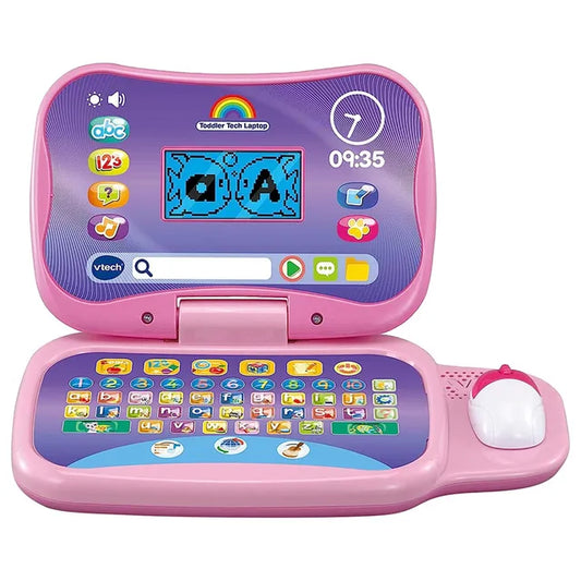 VTech Toddler Tech Laptop - Pink - Laadlee