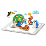 Hey Clay - Birds Set Plastic Modeling Air Dry Clay Kit - 15pcs and Sculpting Tools - Laadlee