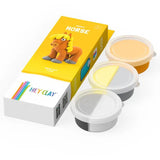 Hey Clay - DIY Horse Plastic Modelling Air Dry Clay Kit - 3pcs - Laadlee