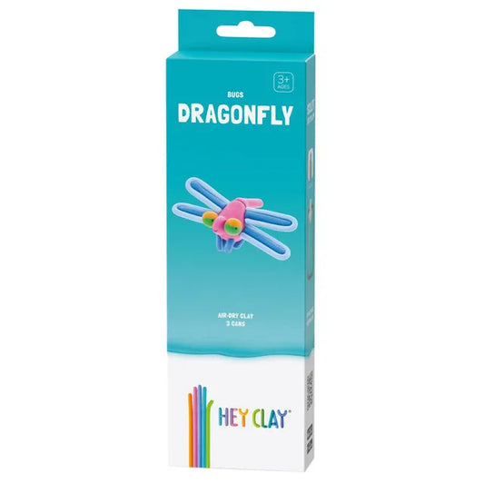 Hey Clay - DIY Dragonfly Plastic Modelling Air-Dry Clay - 3pcs - Laadlee