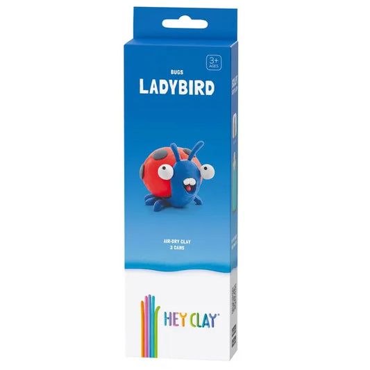 Hey Clay - DIY Ladybird Plastic Modelling Air-Dry Clay - 3pcs - Laadlee