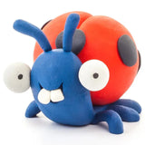 Hey Clay - DIY Ladybird Plastic Modelling Air-Dry Clay - 3pcs - Laadlee