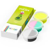 Hey Clay - DIY Cyclops Plastic Modelling Air-Dry Clay - 3pcs - Laadlee