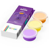 Hey Clay - DIY Bigwig Plastic Modelling Air-Dry Clay - 3pcs - Laadlee