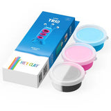 Hey Clay - DIY Trio Plastic Modelling Air-Dry Clay - 3pcs - Laadlee
