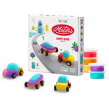 Hey Clay - Happy Cars Set Air-Dry Clay - 6pcs - Laadlee