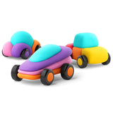 Hey Clay - Happy Cars Set Air-Dry Clay - 6pcs - Laadlee