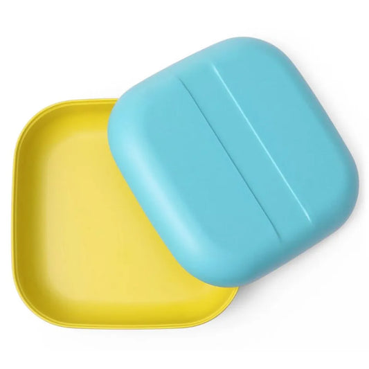 Ekobo - Go Duo Color Snack Box - Lagoon / Lemon - Laadlee