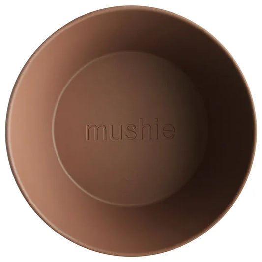 Mushie Dinner Bowl Round Caramel - Laadlee