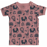 Olen Organic - Phia Printed On the Go Tee - Apricot - Laadlee