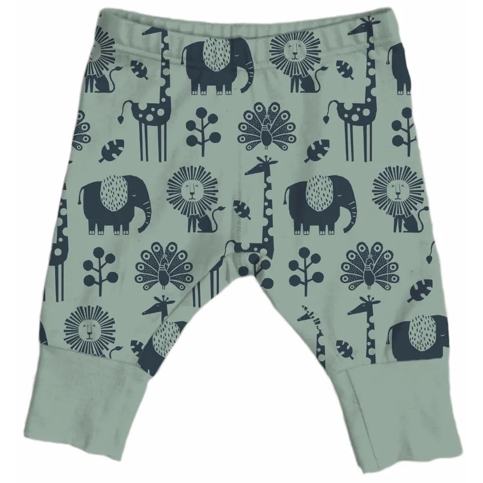 Olen Organic - Phia Printed On the Go Legging - Tea Green - Laadlee