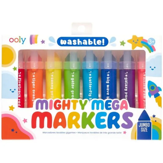 OOLY Mighty Mega Markers - Set of 8 - Laadlee
