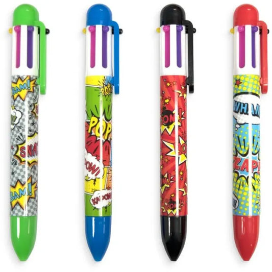 OOLY 6 Click Pens - Comic Attack - Laadlee