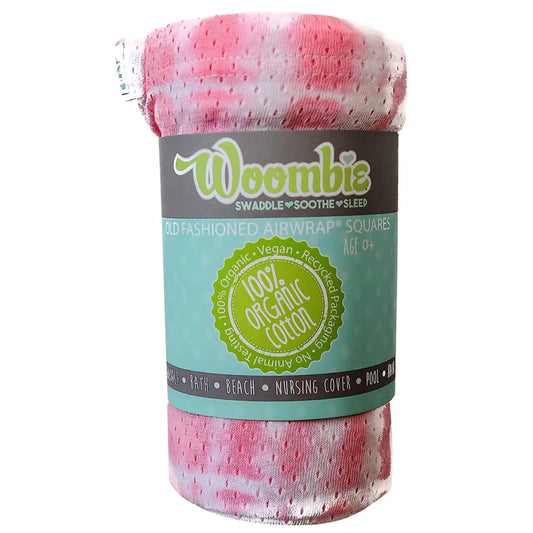 Woombie Air- Wrap Organic Blankets - Dusty Rose - Laadlee