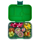 Yumbox Original 6 Compartment Jungle Safari Lunch Box - Bamboo Green - Laadlee