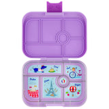 Yumbox Original 6 Compartment Paris Lunch Box - Lulu Purple - Laadlee