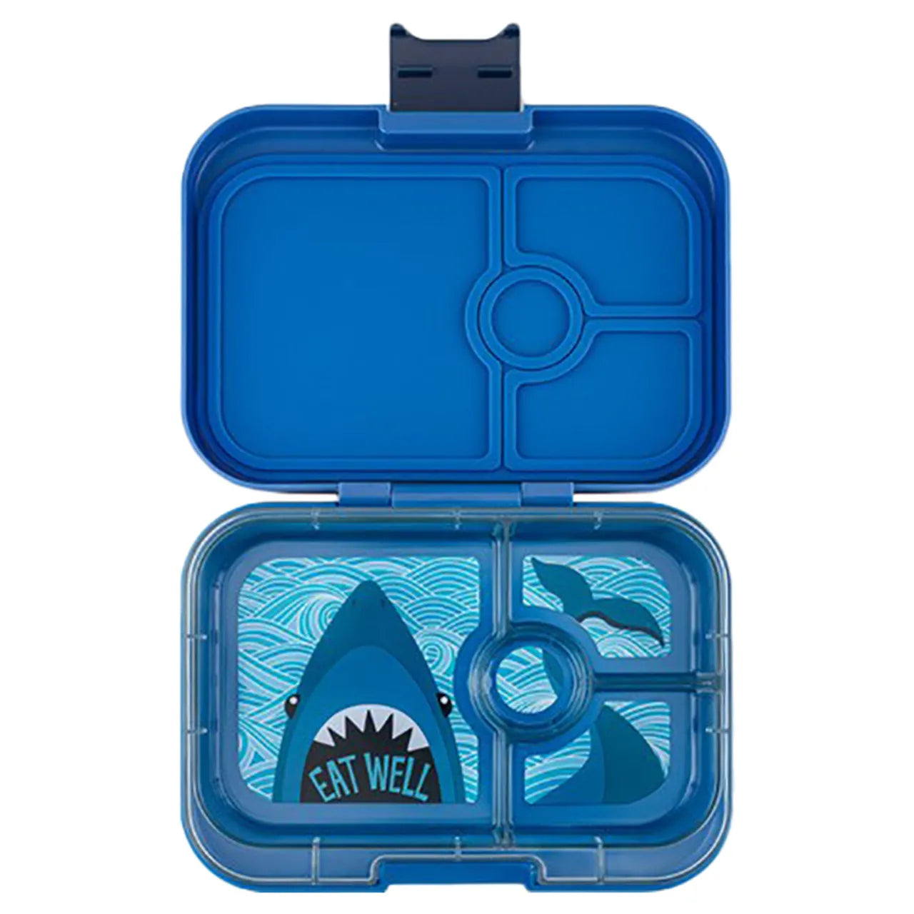 Yumbox Panino 4 Compartment Shark Lunch Box - Surf Blue - Laadlee