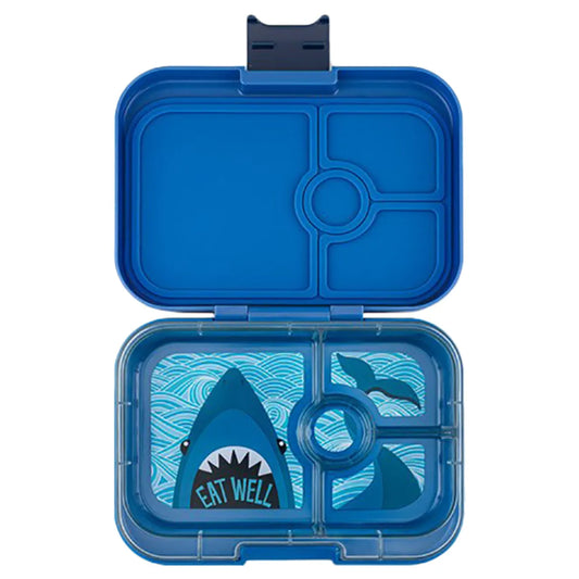 Yumbox Panino 4 Compartment Shark Lunch Box - Surf Blue - Laadlee