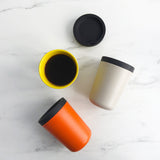 Ekobo - Go Reusable Takeaway Mug 350 ml - Stone - Laadlee