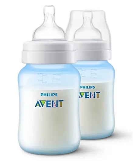 Philips Avent Anti-Colic Bottle Blue 260ml (Pack of 2) - Laadlee