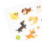 OOLY Stickiville Stickers - Standard - Puppy Love - Laadlee