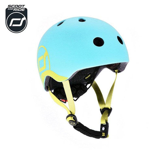 Scoot & Ride Baby Helmet XXS-S - Blueberry - Laadlee