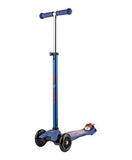 Micro Maxi Deluxe With T Bar Scooter - Blue - Laadlee
