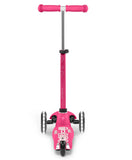 Micro Maxi Deluxe Scooter with LED Wheels - Pink - Laadlee