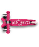 Micro Maxi Deluxe Scooter with LED Wheels - Pink - Laadlee