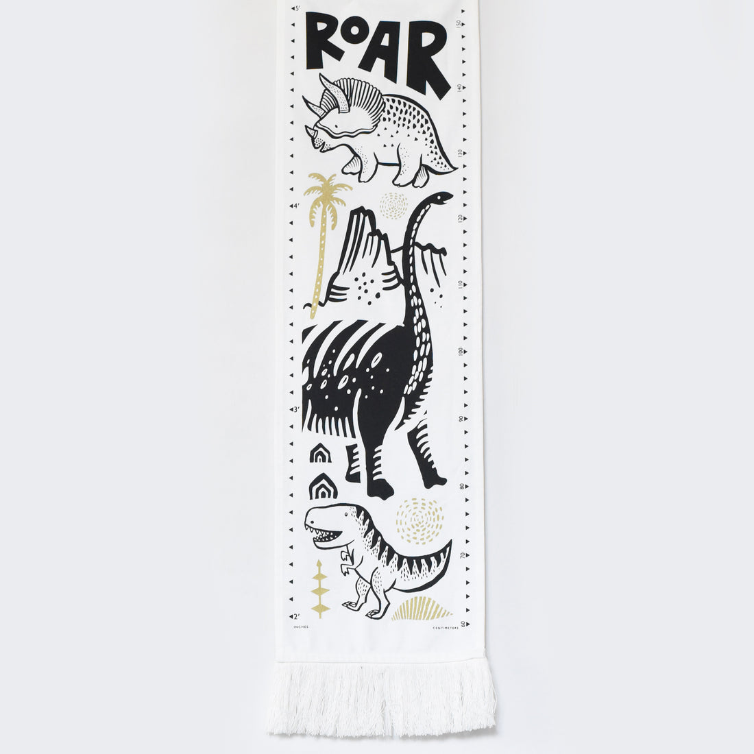 Wee Gallery - Canvas Growth Chart - Dino - Laadlee