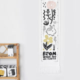 Wee Gallery - Canvas Growth Charts - Bloom - Laadlee