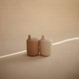 Mushie Silicone Sippy Cup Natural - Laadlee