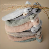 Mushie Bath Mitt 2-Pack Fog - Laadlee