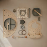 Mushie Silicone Plate Stone - Laadlee