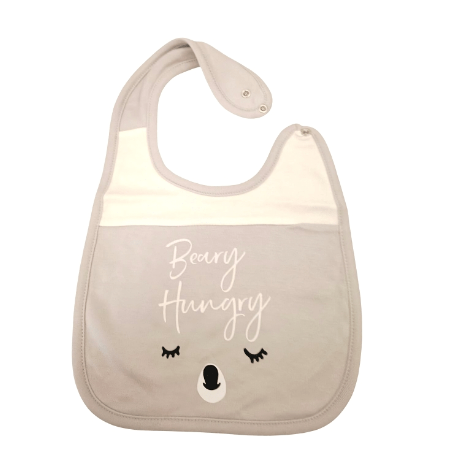 Forever Cute Dribble Bib - Grey - Laadlee