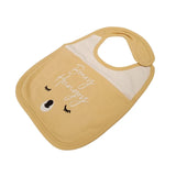 Forever Cute Dribble Bib - Peach - Laadlee