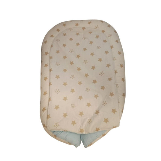Forever Cute Newborn Bed with Pillow - Blue - Laadlee